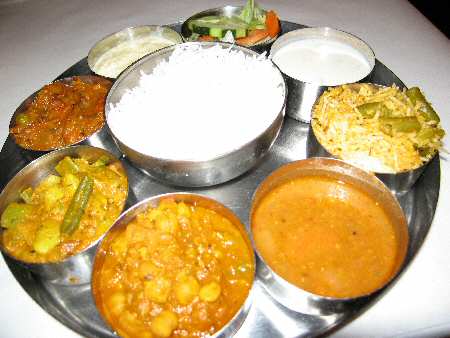 Namaste India Veg Thali © PittsburghIndia.com