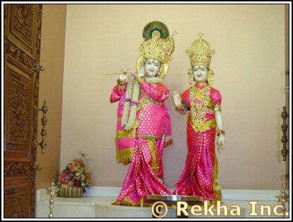 Radha Krishna at Hindu Jain Temple - Image © PittsburghIndia.com.